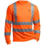 CornerStone ANSI Class 3 Long Sleeve Reflective Custom T-Shirt - view 1