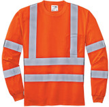 CornerStone ANSI Class 3 Long Sleeve Reflective Custom T-Shirt - view 3
