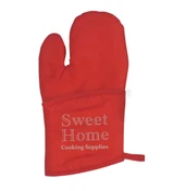 Quilted Cotton Canvas Promotional Oven Mitt - view 1