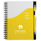 Color Wave Custom Notebook w/ Pen - 5.5
