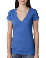 Next Level Triblend Deep V-Neck Logo T-Shirt - Women's - view 6