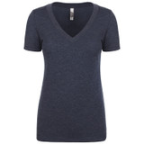 Next Level Triblend Deep V-Neck Logo T-Shirt - Women's - view 7