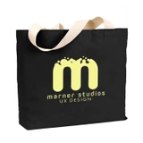Bayside Cotton Custom Jumbo Tote - 20