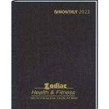Monthly Desk Appointment Custom Planner w/ Stitched Cover - 7"w x 10"h