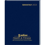 Monthly Desk Appointment Custom Planner w/ Stitched Cover - 7