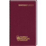 Weekly Wire Bound Custom Desk Diary - 5" x 8"