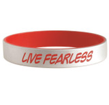 Silver Custom Silicone Wristband - view 4