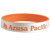 Silver Custom Silicone Wristband - view 2