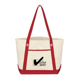 Cotton Canvas Logo Tote Bags - 20.5