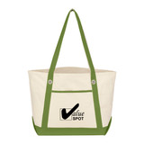 Cotton Canvas Logo Tote Bags - 20.5