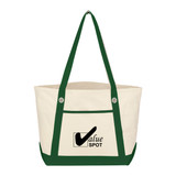 Cotton Canvas Logo Tote Bags - 20.5