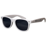 Rubberized Finish Fashion Logo Sunglasses - view 3