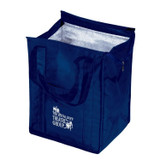 Insulated Polytex Promotional Tote Bag w/ Zipper - 11.5"w x 15.5"h x 9.5"d