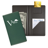 Restaurant Logo Check Presenter w/ Credit Card Pocket