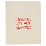 Linen Branded Paper Folder - 9.625