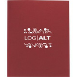 Linen Branded Paper Folder - 9.625
