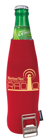 KOOZIE® Custom Bottle Cooler w/ Removable Bottle Opener - view 3