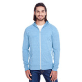 Threadfast® Triblend Full-Zip Hooded Custom Sweatshirt - view 10