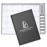 Leatherette Custom Monthly Desk Planner - 7"w x 10"h