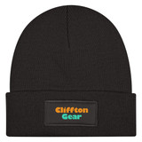 Cuffed Knit Custom Beanie w/ Imprinted Patch - view 2