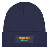 Cuffed Knit Custom Beanie w/ Imprinted Patch - view 5