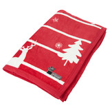 Winter's Nap Large Custom Holiday Throw Blanket - 60