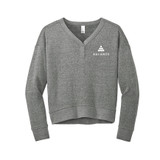 District® Perfect Tri® Branded Fleece V-Neck Sweatshirt - Women's - view 1