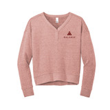 District® Perfect Tri® Branded Fleece V-Neck Sweatshirt - Women's - view 3