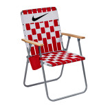 Retro Webbing Custom Folding Chair - view 1