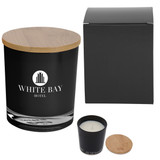 Scented Custom Soy Candle w/ Bamboo Lid - view 1