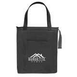 Non-Woven Insulated Branded Shopper Tote - 13"w x 15"h x 9"d