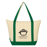 Folksy Cotton Custom Tote Bag - 19.5