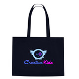 Non-Woven Promotional Shopper Tote w/ Hook & Loop Closure