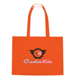 Non-Woven Promotional Shopper Tote w/ Hook & Loop Closure - view 3