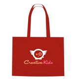 Non-Woven Promotional Shopper Tote w/ Hook & Loop Closure - view 4