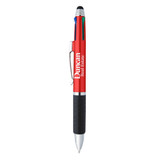 4-in-1 Multi-color Custom Pen w/ Stylus - view 6