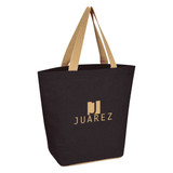 Marketplace Jute Custom Tote Bag - 16.25