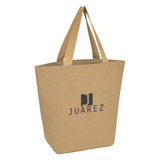 Marketplace Jute Custom Tote Bag - 16.25