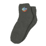 Promotional Fuzzy Socks w/ Woven Patch - view 3