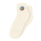 Promotional Fuzzy Socks w/ Woven Patch - view 4