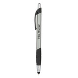 Zander Promotional Stylus Pen w/ Rubber Grip - view 1