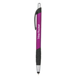 Zander Promotional Stylus Pen w/ Rubber Grip - view 4