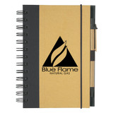 Eco-Inspired Custom Printed Spiral Notebook w/ Pen - view 6
