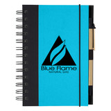 Eco-Inspired Custom Printed Spiral Notebook w/ Pen - view 1
