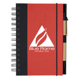 Eco-Inspired Custom Printed Spiral Notebook w/ Pen - view 11