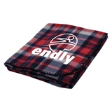 Large Plaid Custom Fleece Blanket - 50