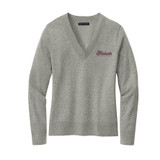 Brooks Brothers® Cotton Stretch Logo V-Neck Sweater - Women's - view 5