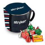 Branded Speckled Mug w/ Hershey's Chocolate Holiday Mix - view 4
