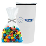 Lined Stainless Steel Logo Tumbler w/ M&M's™ Mug Stuffer - view 7