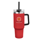 Intrepid Stainless Steel Logo Tumbler w/ Handle - 40 oz.